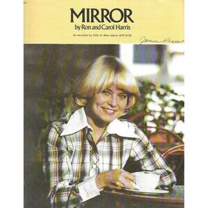 Mirror Sheet Music Evie Cover Ron & Carol Harris Word Records Christian